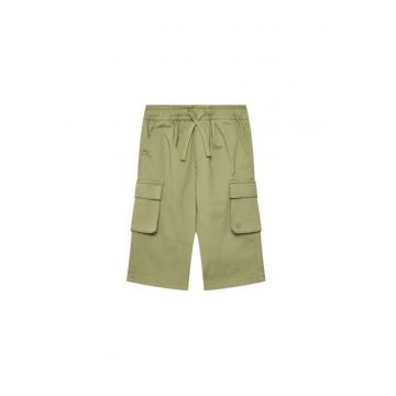 Pantaloni baieti  4TCGGF02B - Bumbac - Verde
