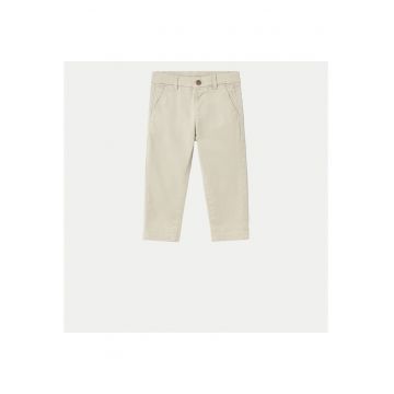 Pantaloni chino baieti  522 - Bumbac - 4 - Bej