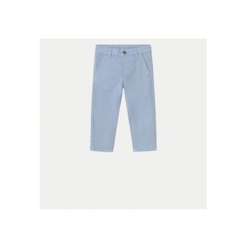 Pantaloni chino baieti  522 - Bumbac - Albastru deschis