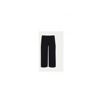 Pantaloni copii  negri - bumbac - pentru fete -