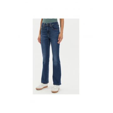Pantaloni dama  18759-0115 - Bumbac/Lyocell - Bleumarin