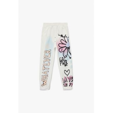 Pantaloni de trening cu imprimeu grafic