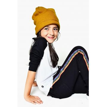 Pantaloni de trening cu segmente laterale contrastante Pantaloni de trening cu segmente laterale contrastante