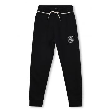 Pantaloni de trening cu snur si talie inalta