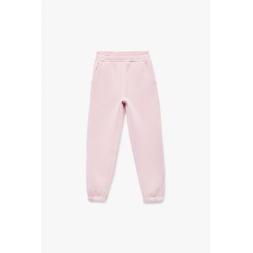 Pantaloni de trening din bumbac cu snur