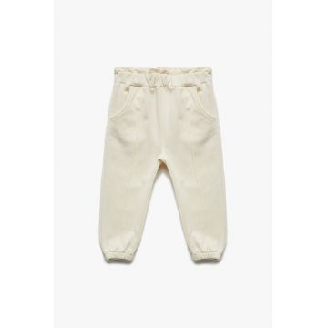 Pantaloni din bumbac cu buzunare laterale
