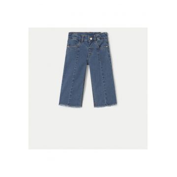 Pantaloni fete  1572 - Bumbac - Bleumarin