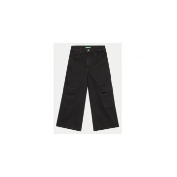 Pantaloni fete -  304279959 - Bumbac - Negru