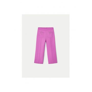 Pantaloni fete  3552 - Viscoza/Poliamida - Roz