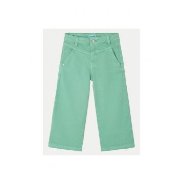 Pantaloni fete  3555 - Bumbac - Galben