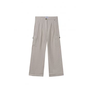Pantaloni fete  6536 - Viscoza/Poliamida - Bej