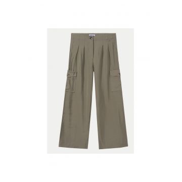 Pantaloni fete  6536 - Viscoza/Poliamida - Verde