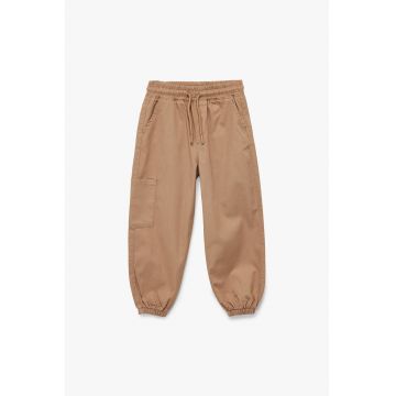 Pantaloni relaxed-fit din bumbac