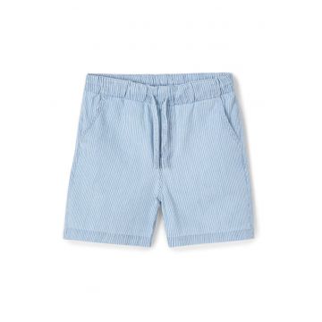 Pantaloni scurti baieti  3228 - Bumbac - Albastru deschis