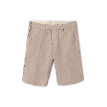 Pantaloni scurti baieti  6202 - Bumbac - Bej