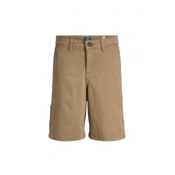 Pantaloni scurti baieti Jack Jones Junior - 12268938 - Bumbac - Maro