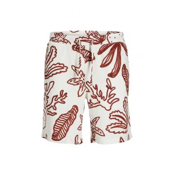 Pantaloni scurti baieti Jack Jones Junior - 12277599 - Bumbac - Ecru