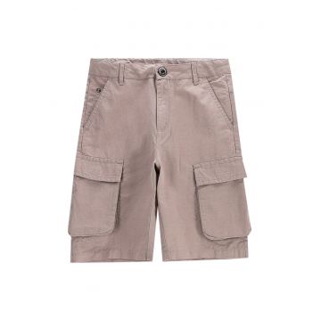 Pantaloni scurti baieti  WC5119501WBJ - Bumbac/In - Bej