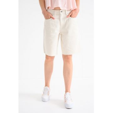 Pantaloni scurti de denim cu 5 buzunare