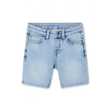 Pantaloni scurti din denim baieti  3218 20 - Bumbac/Poliester - Albastru