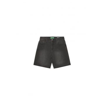 Pantaloni scurti din denim baieti  44LGC9048 - Bumbac/Poliester - Gri