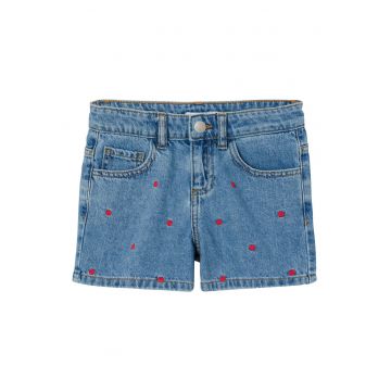 Pantaloni scurti din denim fete  13229316 - Bumbac - Albastru
