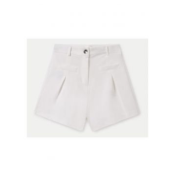 Pantaloni scurti fete  6214 - Viscoza/Poliamida - Ecru