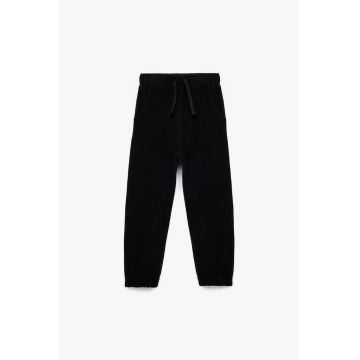 Pantaloni uni de trening din bumbac