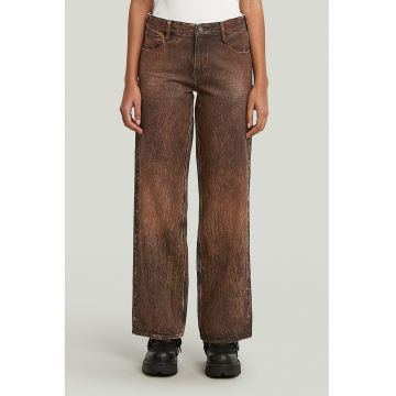 Blugi cu aspect uzat Judee - Maro inchis