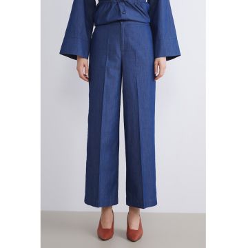 Blugi cu buzunare laterale - Albastru royal