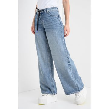 Blugi cu croiala ampla Gobana - Albastru deschis