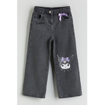 Blugi cu croiala ampla - Gri