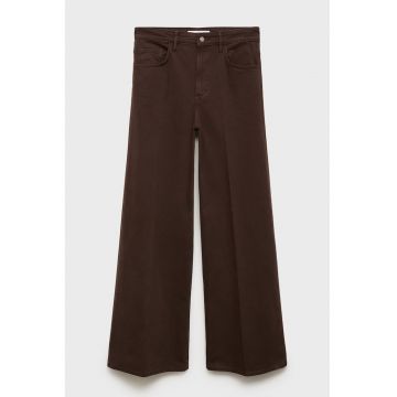 Blugi cu croiala ampla - Maro inchis