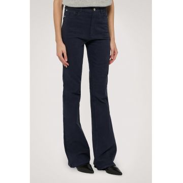 Blugi cu croiala ampla si 5 buzunare - Gri carbune