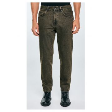 Blugi cu croiala conica Ates 888