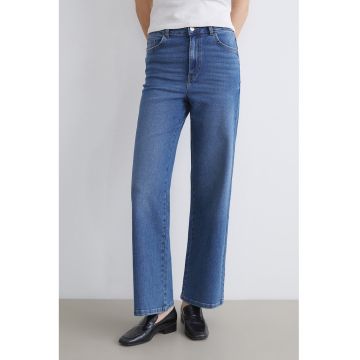 Blugi cu croiala dreapta - Albastru inchis