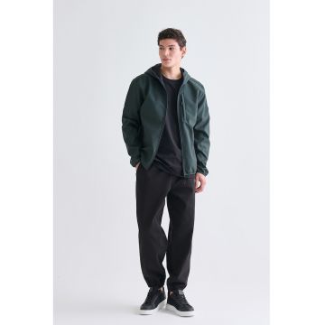 Blugi cu croiala dreapta si snur de ajustare Blugi cu croiala dreapta si snur de ajustare