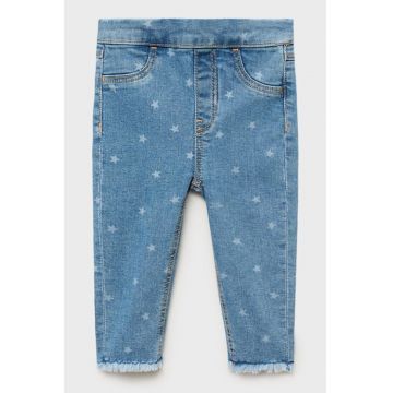 Blugi cu imprimeu cu stele - Albastru pastel