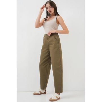 Blugi cu talie inalta pentru dama