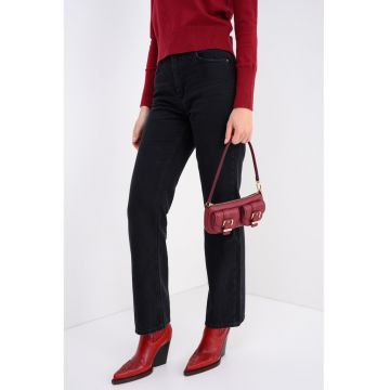 Blugi drepti 80's - Negru