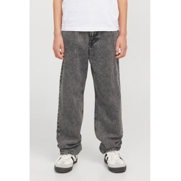 Blugi drepti cu 5 buzunare - Gri inchis