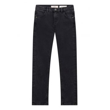 Blugi drepti slim fit - Negru stins