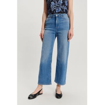 Blugi evazati din amestec de modal Blugi evazati din amestec de modal