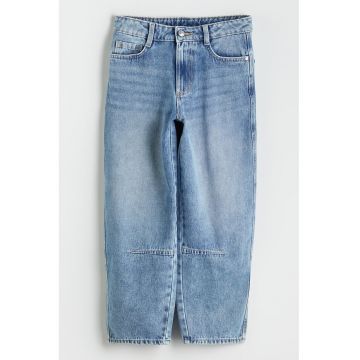 Blugi lejeri cu aspect deteriorat - Albastru deschis