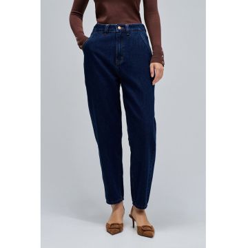 Blugi mom fit - Bleumarin