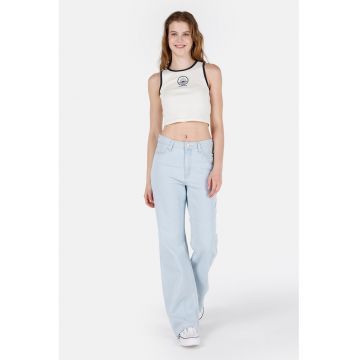 Blugi regular fit - Albastru glaciar