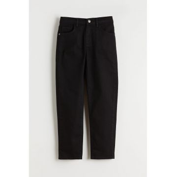 Blugi regular fit cu 5 buzunare - Negru