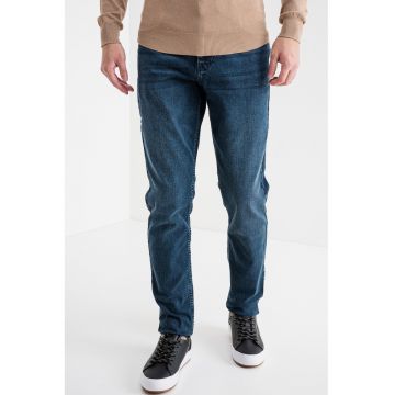 Blugi regular-fit cu buzunare - Albastru