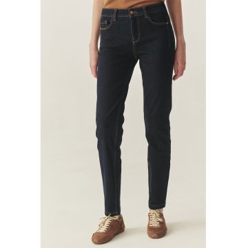 Blugi regular-fit cu model uni - Gri antracit