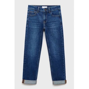 Blugi regular fit cu talie medie - Albastru melange